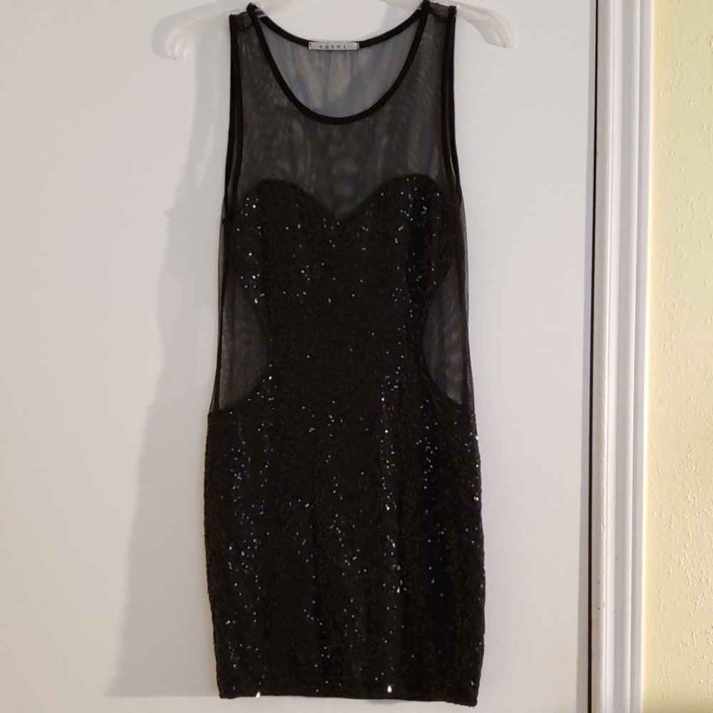 Sequined sexy dress